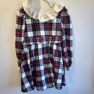 Janie and Jack Tartan Plaid 2024 Christmas Dress - Size 4